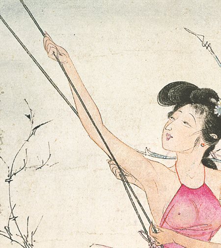 曲麻莱-胡也佛的仕女画和最知名的金瓶梅秘戏图